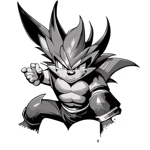 spyro crash bandicoot fox mario bowser bisaflor son goku yami yugi detektic conan tattoo design idea