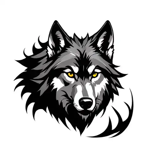 Sigma Wolf tattoo design idea