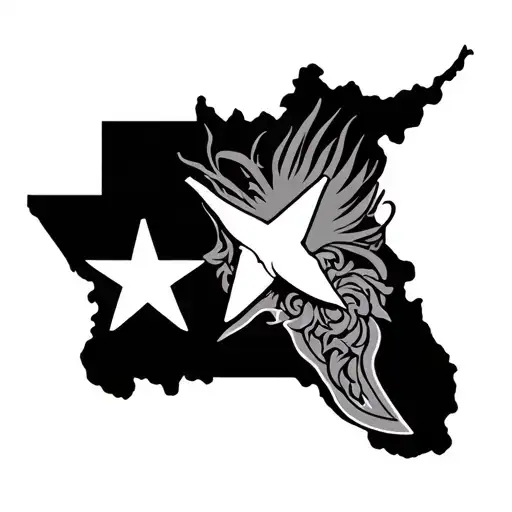 Texas themed tattoo design tattoo design idea