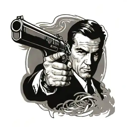 James Bond Not Blood" tattoo design idea