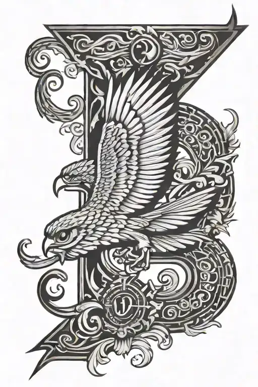 number 35, letter S, seahawk,  butterfly, 100mph, carpe diem, one speed , full speed tattoo design idea