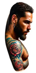 scoti moses and Joshua tattoo design idea