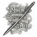 No weapon formed against me shall prosper written in script tattoo design idea
