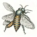 combine a scopion qnd cicada tattoo design tattoo design idea