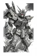 gundam Conan tattoo design idea