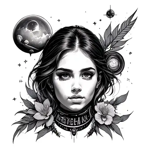 Alexis, agost, space tattoo design idea
