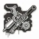 machinist tool tattoo design idea