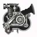 machinist tool tattoo design idea