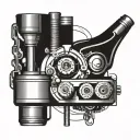 machinist tool tattoo design idea