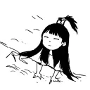 japanese anime folklore tattoo design idea