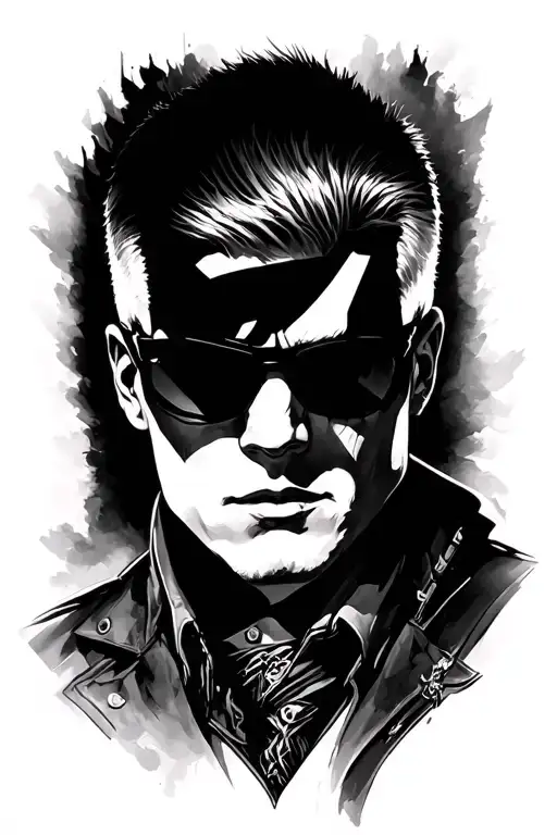 Albert Wesker tattoo design idea
