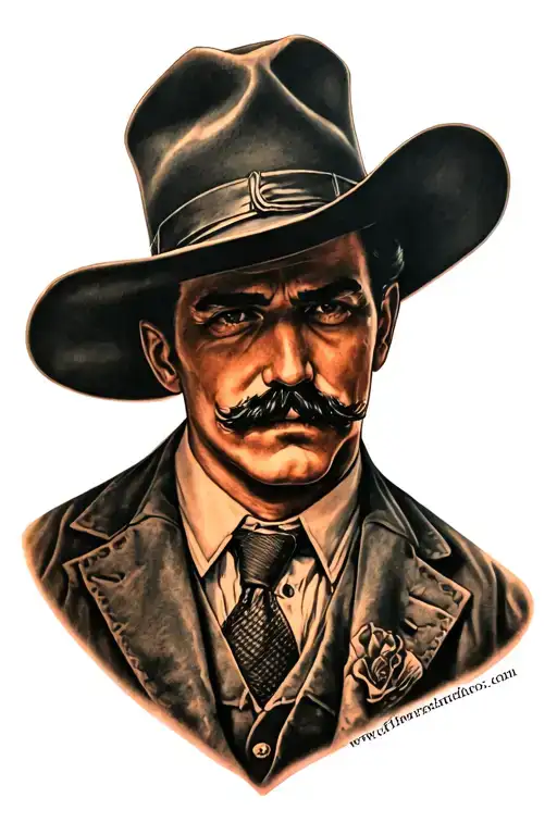 Doc Holliday tattoo design idea