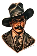 Doc Holliday tattoo design idea