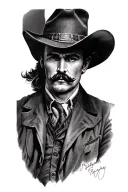 Doc Holliday tattoo design idea