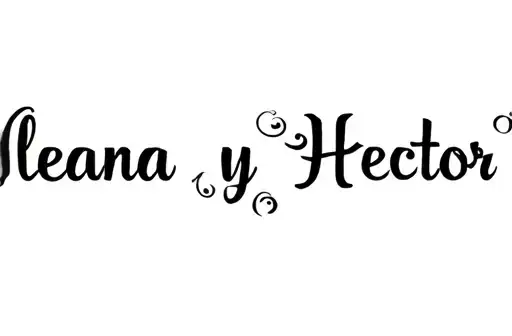 "Ileana Y Hector" tattoo design idea