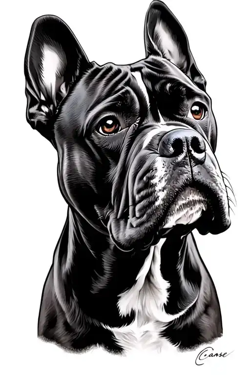 Cane Corso tattoo design idea