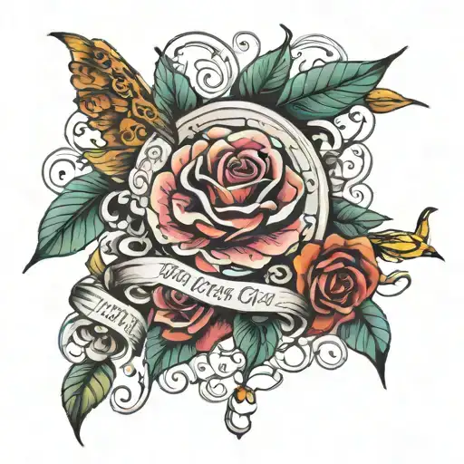 all or nothing lasts forever tattoo design idea