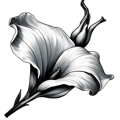 calla lily in ro celtic brava tattoo design idea