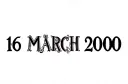 "16 MARCH 2000" tattoo design idea