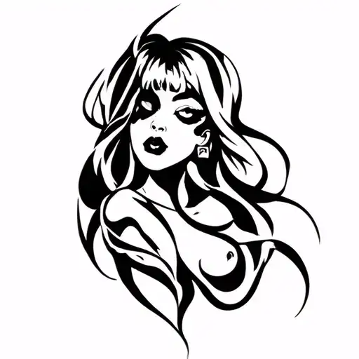 Slut tattoo design idea