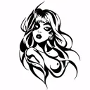 Slut tattoo design idea