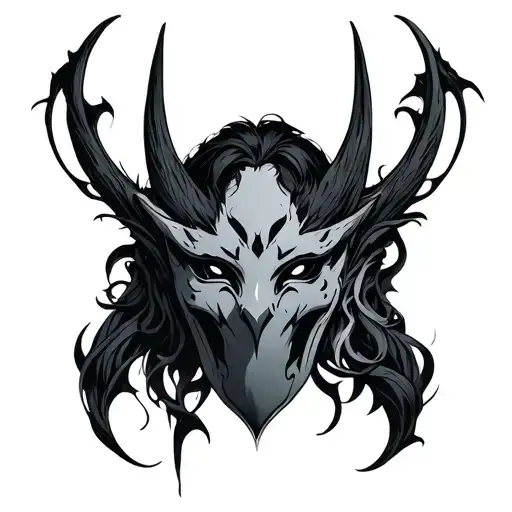 Kindred Mask tattoo design idea