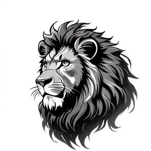 Lion king tattoo design idea