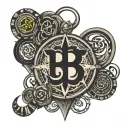bdsm symbol combined tattoo design idea