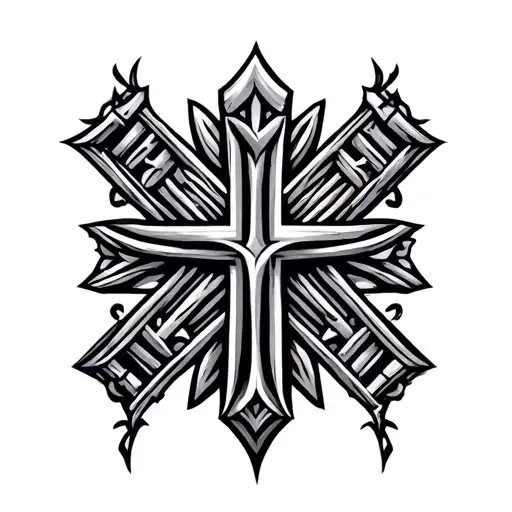 Nordic Cross tattoo design idea