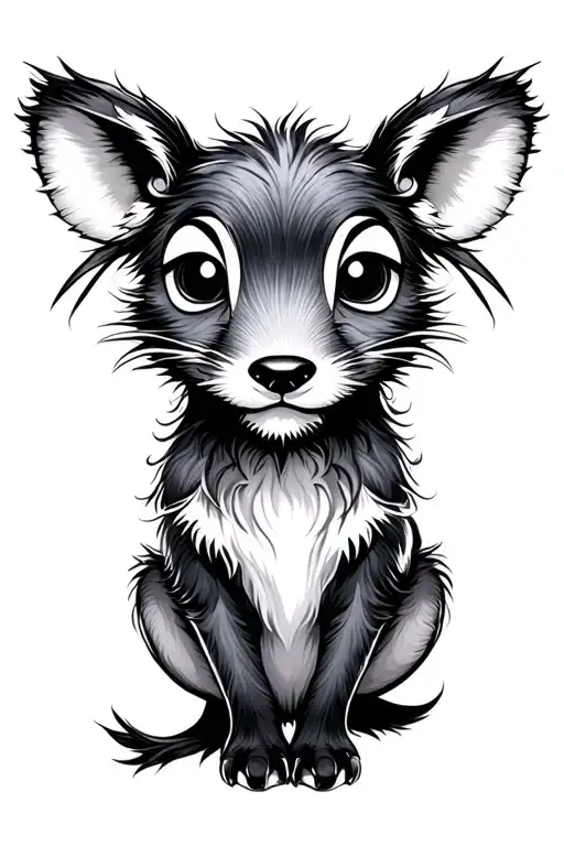 something cool random design funny animal tattoo design idea