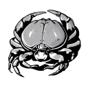 hermit crab tattoo design idea