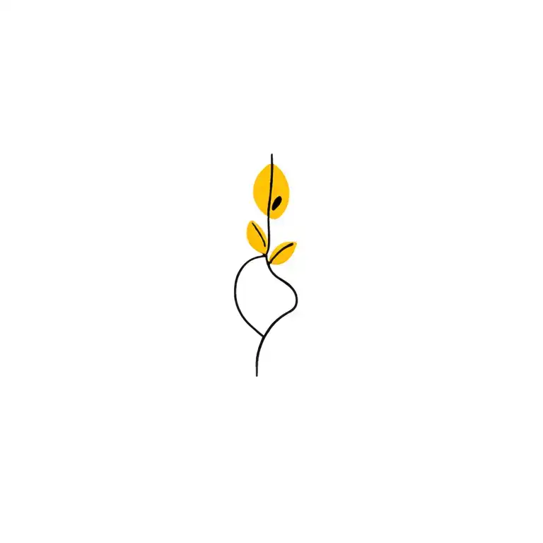 Mustard Seed small tattoo design idea