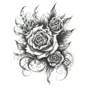 the dark and lonely abyss tattoo design idea