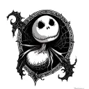 Nightmare Before Christmas tattoo design idea