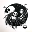Nightmare Before Christmas tattoo design idea