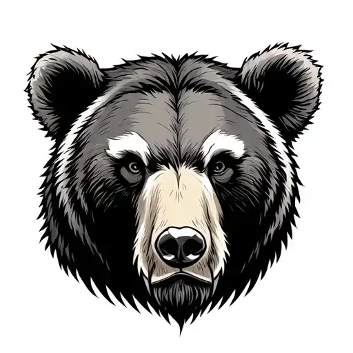 bear and Viking combination tattoo tattoo design idea