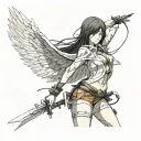 mikasa ackerman nude tattoo design idea