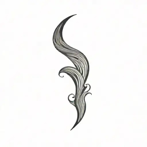 Filler Wave Patterns tattoo design idea