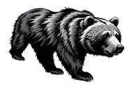Nordic Bear tattoo design idea