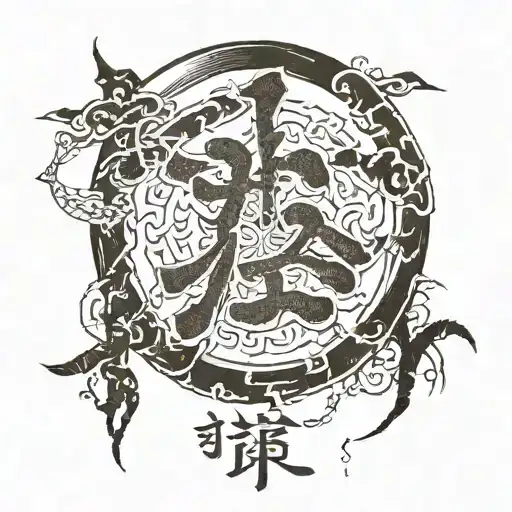 . Japanese Kanji Symbols忍 (Nin): Meaning “perseverance” or “endurance.” A powerful reminder to keep pushing forward no m tattoo design idea