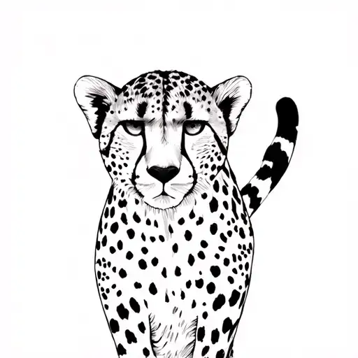 Cheetah Print tattoo design idea