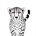 Cheetah Print tattoo design idea