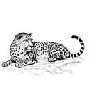 Cheetah Print tattoo design idea
