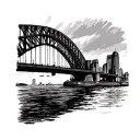 Sydney Harbour Bridge tattoo design idea