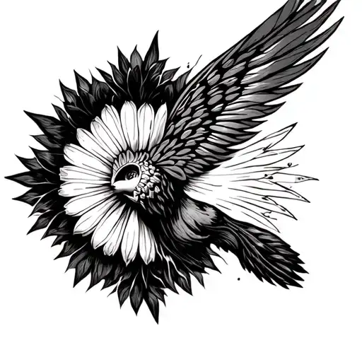 free spirit, peace and enlightened tattoo design idea