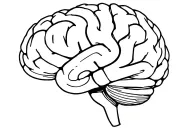 adhd brain tattoo design idea
