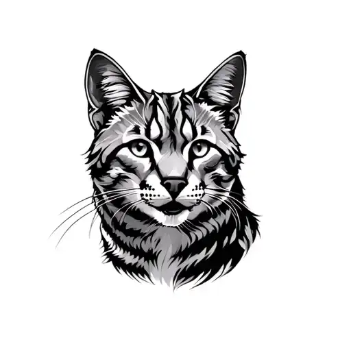 Bobcat tattoo design idea