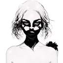 homogenic bjork minimaliste tattoo design idea