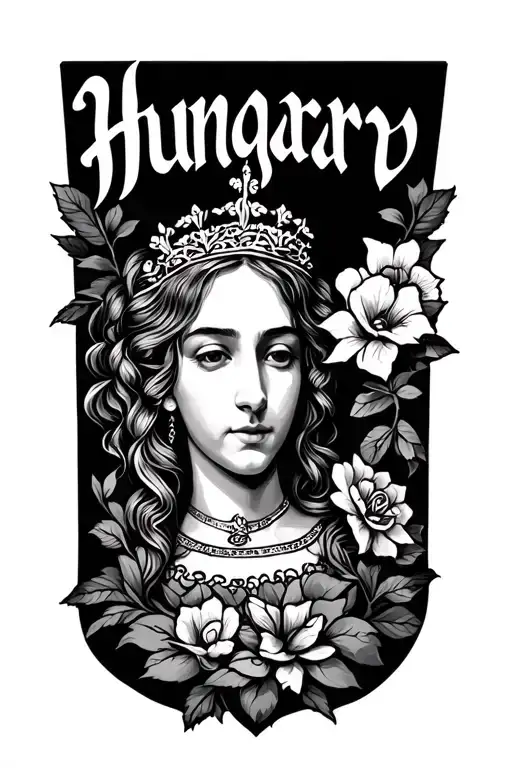 Hungary tattoo design idea