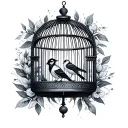 Bird Cage tattoo design idea